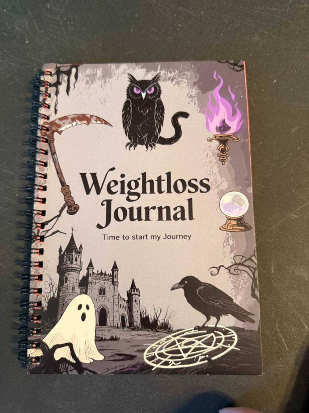Spooky Weight Loss Journal for Women: Daily Workout Log w/Diet & Exercise (008)